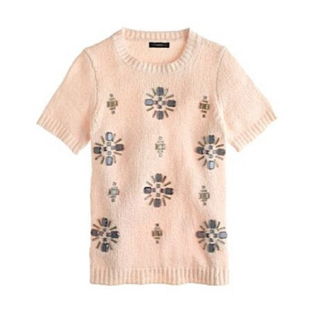 ✂️SALE J. Crew jeweled medallion sweater